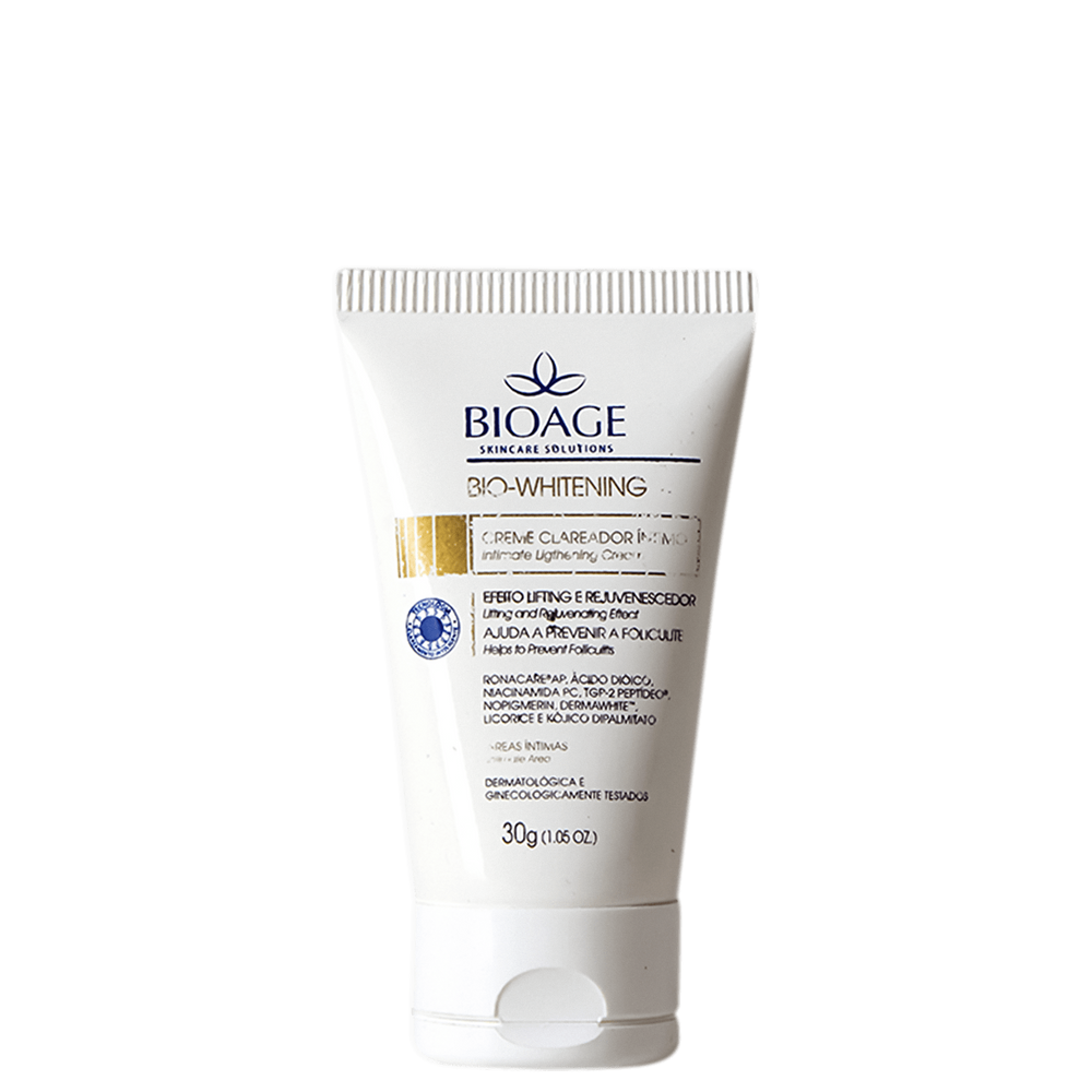 Bioage Bio-Whitening - Creme Clareador Íntimo 30g