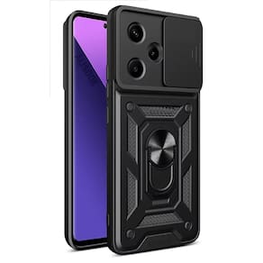 Capa Capinha Armadura C/ Proteção da Camera Suporte Anel 360 P/ REedmi Note 13 PRO+ PLUS
