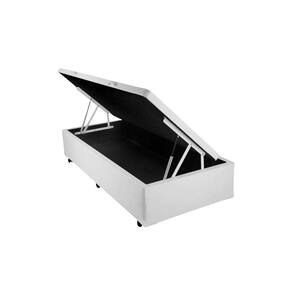 Base Box Baú Solteiro – Branco Corino