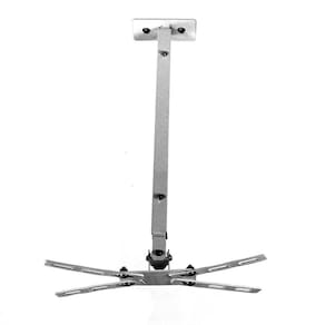 Suporte P/ Projetor Branco Universal Ajustável 3 e 4 Furos Data Show Todas marcas e modelos até 30Kg