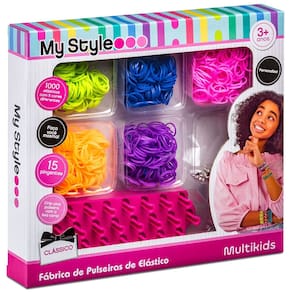 Fábrica de Pulseiras de Elástico Multikids Clássico My Style DIY - BR1472