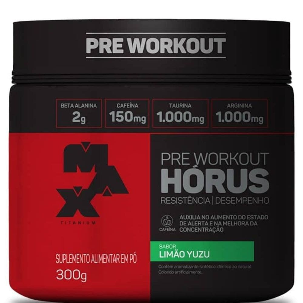 Horus - Pré Treino (300g) Max Titanium