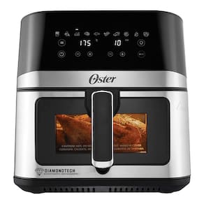 Fritadeira Inox DiamondTech Oster 7,5L com Visor Transparente