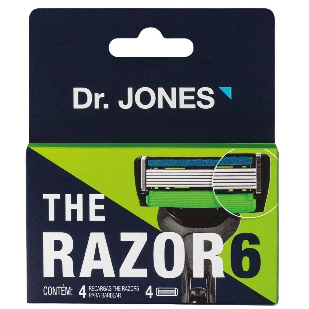Recarga Dr Jones Razor 6 c/4 Unidades