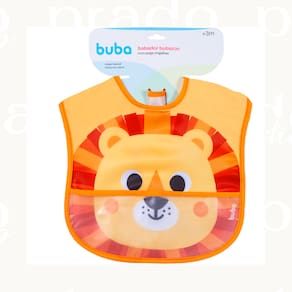 Babador Com Bolso Buba Zoo Leao