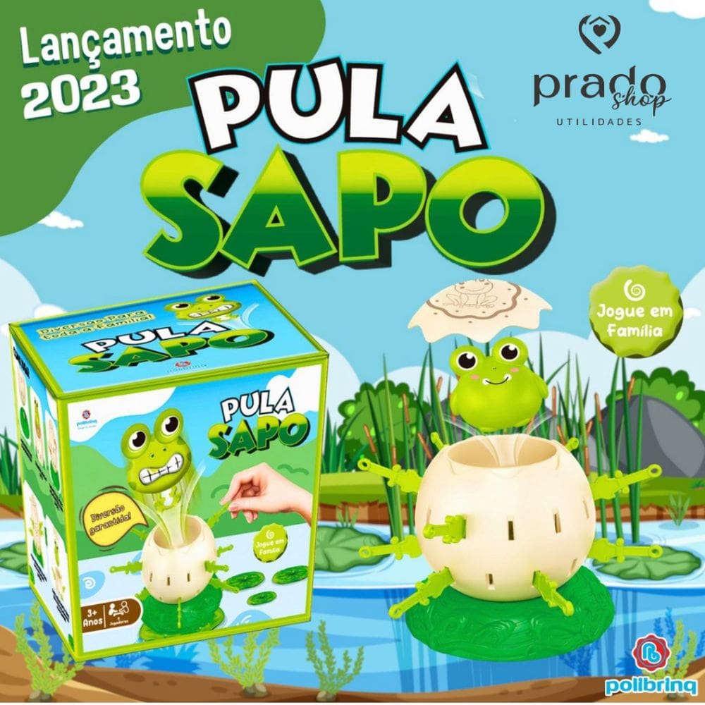 Jogo Pula Sapo Para Toda Família Brinquedo Infantil Adulto