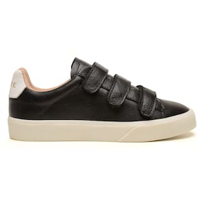 Tênis Feminino feito em Couro Louise soft Preto 2073