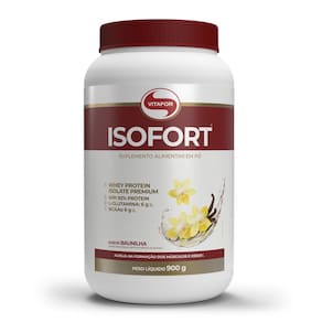 Whey Protein Isolado Premium Isofort (900g) Vitafor