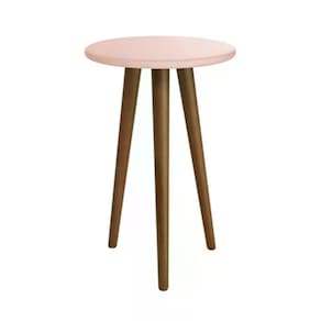 Mesa de Canto Theo com Pés Amadeirado - Reller Móveis