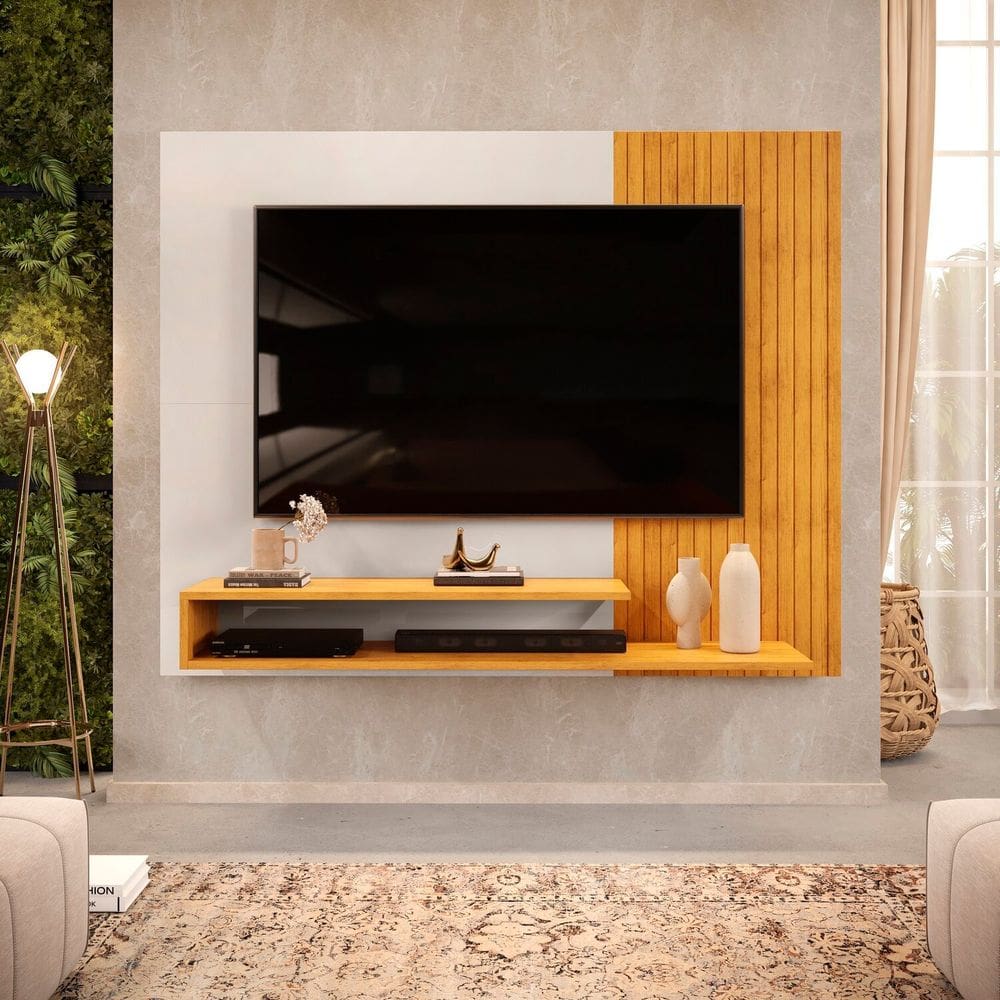 Painel para Tv até 50 Polegadas Nando Cedro/Bali