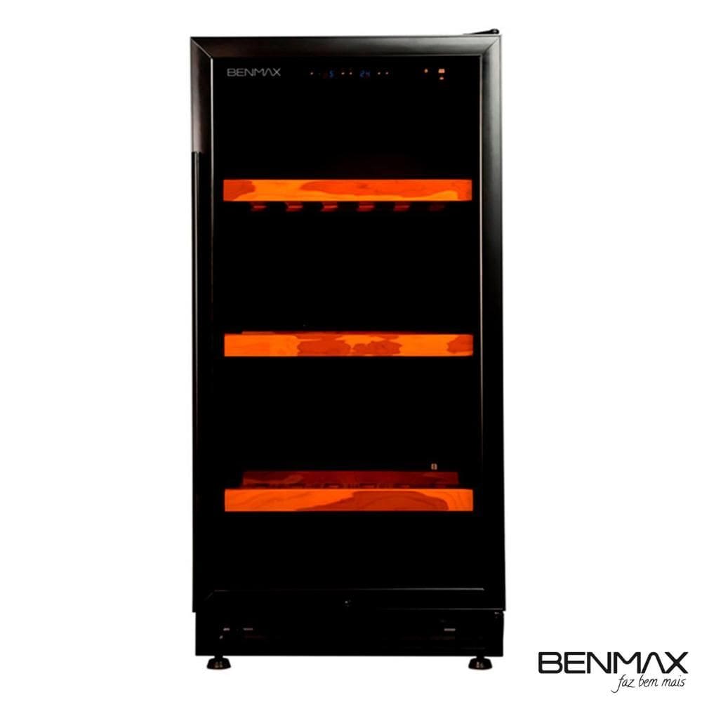 Adega de Vinhos Benmax para 80 Garrafas com até 22°C - BAC80