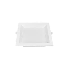 Painel De Led Nordecor Quadrado Kais De Embutir Recuado 12w Bivolt Branco 6500k Luz Branca 4190
