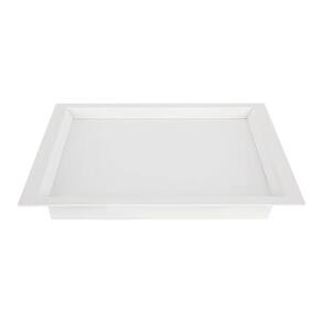 Painel De Led Nordecor Quadrado Kais De Embutir Recuado 36w Bivolt Branco 3000k Luz Amarela 4261