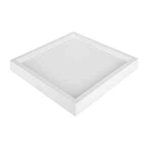 Painel De Led Nordecor Quadrado Kais De Sobrepor Recuado 36w Bivolt Branco 3000k Luz Amarela 4267