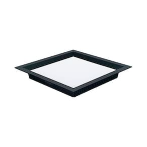Painel De Led Nordecor Quadrado Kais De Embutir Recuado 24w Bivolt Preto 4000k Luz Neutra 4215