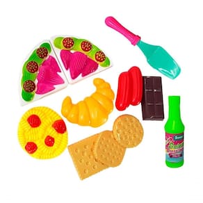 Kit Brinquedo Infantil Cozinha Comidinha Lanche Com 11 Pçs