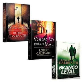 Combo Com Três Livros Da Série Cormoran Strike.