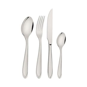 Faqueiro Laguna Em Aço Inox Com Facas Para Churrasco Acabamento Em Brilho 16 Peças Tramontina