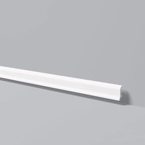Kit com 20 Barras Rodapé Gart de Poliestireno Fl3 17mmx6cm Metro Linear 7,32m Branco