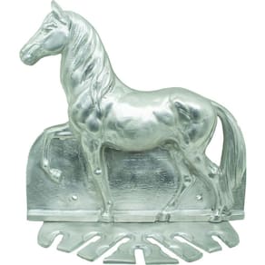 Porta Espeto Em Alumínio Parede Modelo Cavalo Churrasco 30cm