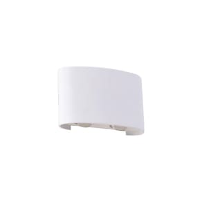 Arandela Nordecor Ranne 12w Led Bivolt Branco 3000k Luz Amarela 2214