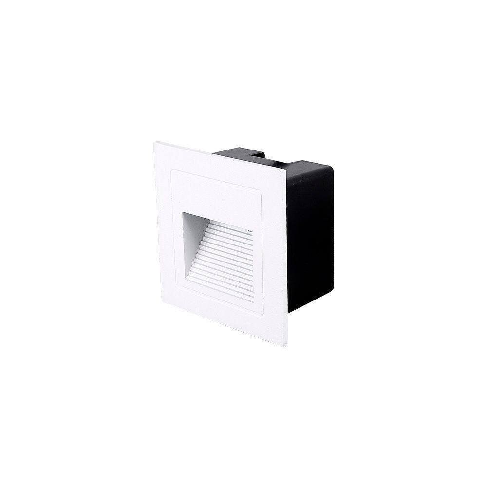 Balizador Nordecor Linder Embutir Quadrado Led Bivolt Branco 3000k Luz Amarela 2020