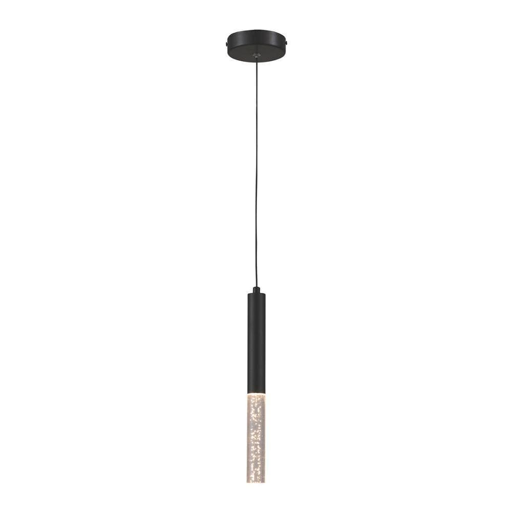 Lustre Pendente Astraled Crateris Pt-9132 Preto Led Bivolt Preto Pt-9132
