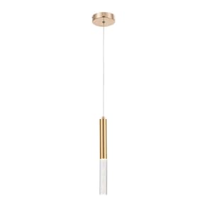 Lustre Pendente Astraled Crateris Pt-9104 Dourado Led Bivolt Dourado Pt-9104