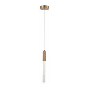 Lustre Pendente Astraled Skat Pt-9117 Dourado Led Bivolt Dourado Pt-9117