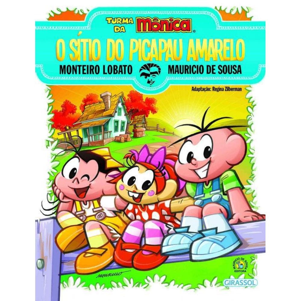 Livro Turma Da Monica E Monteiro Lobato