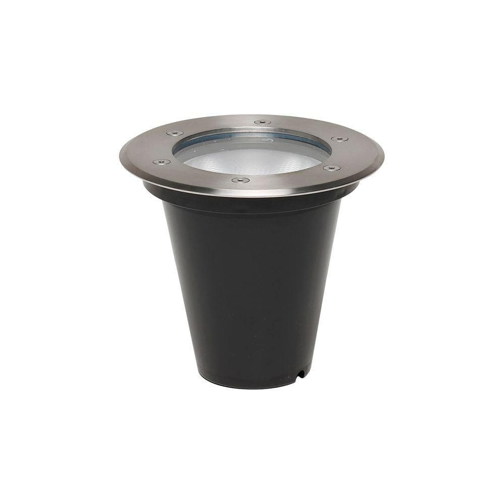 Embutido De Solo Led Save Energy 12w Bivolt Inox 2700k Luz Amarela 2700k Luz Amarela Se-335.1238