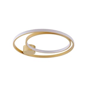 Plafon Skylight Ilusion 4032 Led Bivolt Dourado-branco