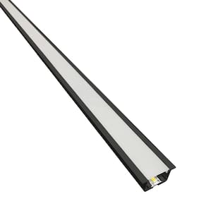 Perfil De Led De Embutir Save Energy Lls Flex Ii 3 Metros Led 5700k Preto
