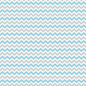 Papel Parede Azul Branco E Cinza Chevron Decorativo Adesivo