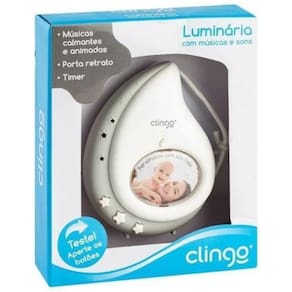 Luminaria Abajur Luz E Sons Foma Gota Clingo Personalizavel