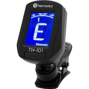 Afinador Cromático Harmonics TH-101 Preto com Visor LCD