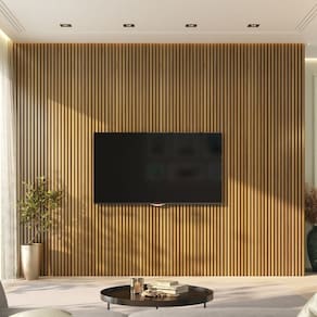 Painel Ripado de Pvc 8 Barras de 2,70m X 0,15cm Venda em 3,24m² Cerejeira