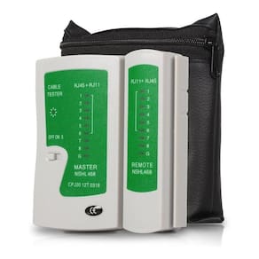 Testador Cabo Rede Rj45 Lan Rj11 Teste Telefonia Com Capa