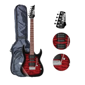 Guitarra Ibanez Superstrato Grx 70Qa Trb + Capa Champion