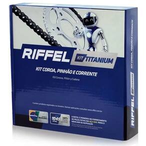 Kit Relação Transmissão Riffel Xre 300 2010 Até 2022
