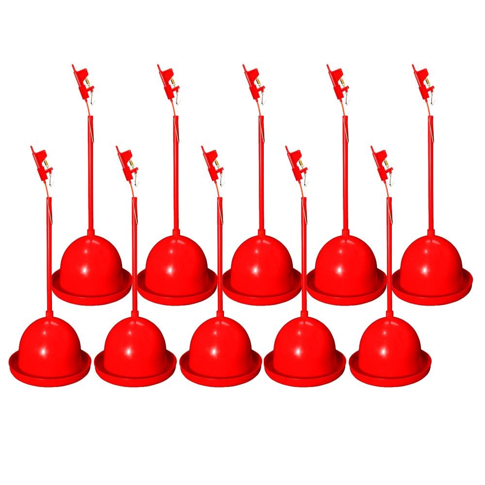 Kit Bebedouro pendular automático aves 10 unidades