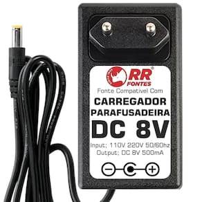 Fonte Carregador 8V Para Parafusadeira