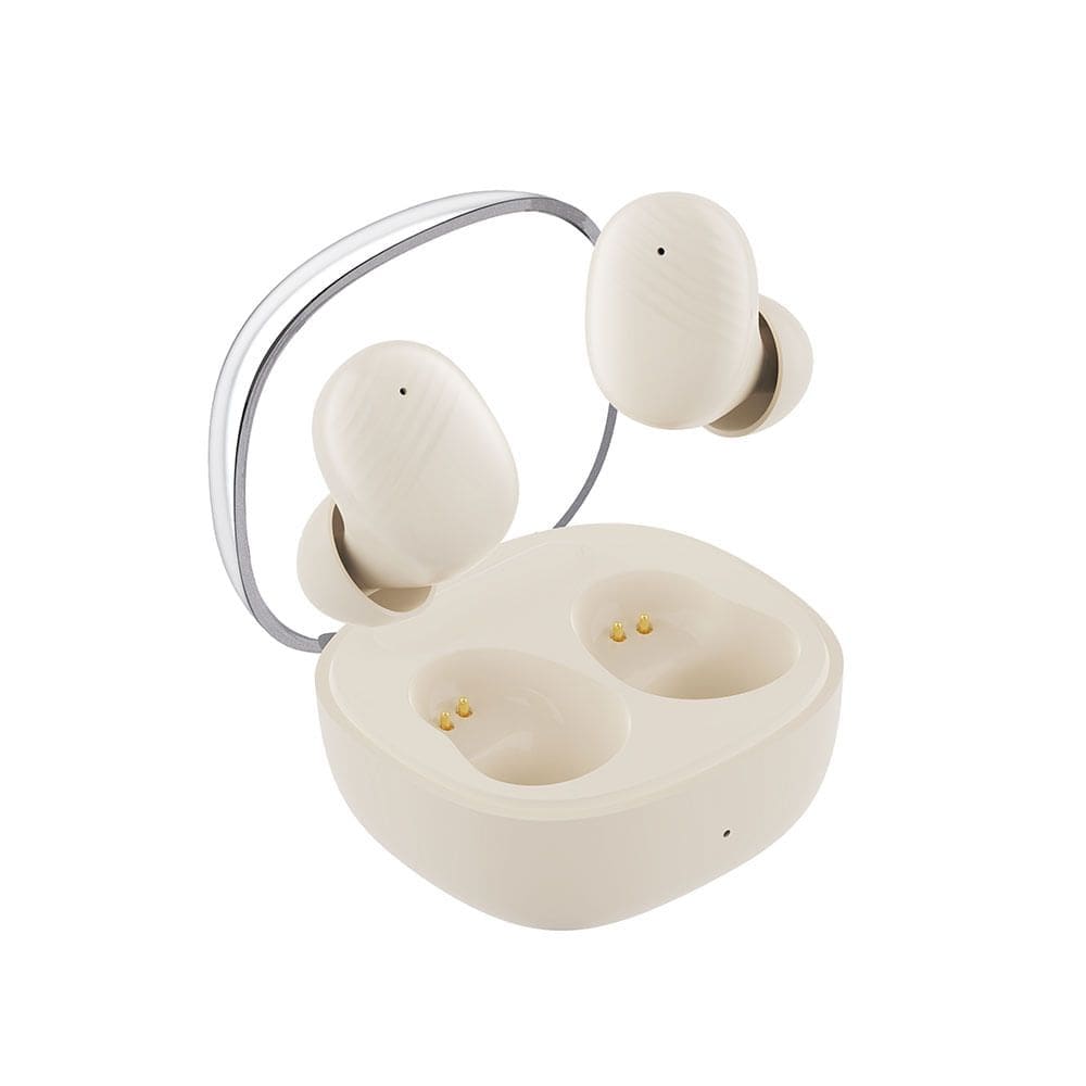 Fone de Ouvido Kross Elegance Sound Friendely KE-FTA30 Bluetooth Bege.