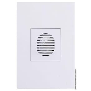 Conjunto Campainha Cigarra Som 4X2 Recta Branco Brg11408-1Br