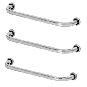 Kit 3 Barras De Apoio Para Banheiro Idoso De 30cm 40cm 60cm