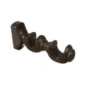 Kit Suporte Duplo 19/28mm Imbuia Madeira   Par