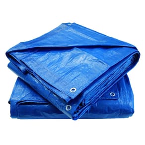 Lona Azul Impermeavel Cobertura De Piscina Telhado 8x8