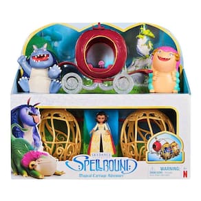 Enfeitiçados SpellBound Filme Netflix – Carruagem Mágica da Ellian com 3 Bonecos - Sunny