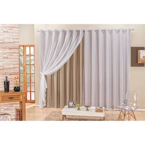 Cortina Elegance 3,00 X 2,50 Bege