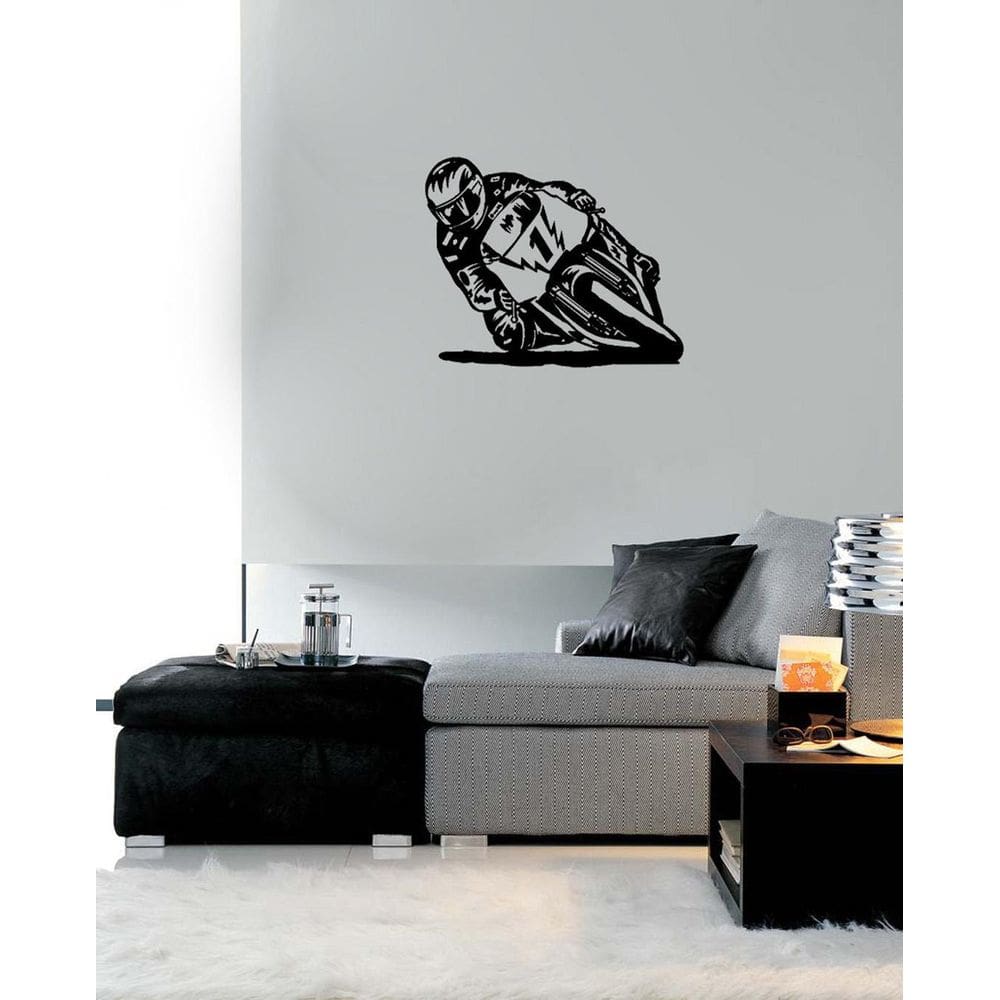Adesivo De Parede Decorativos De Moto Para